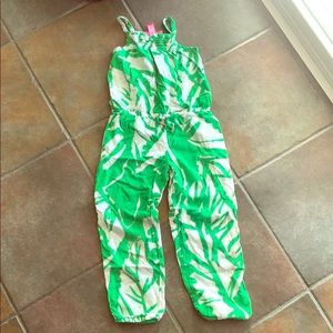Green jumpsuit